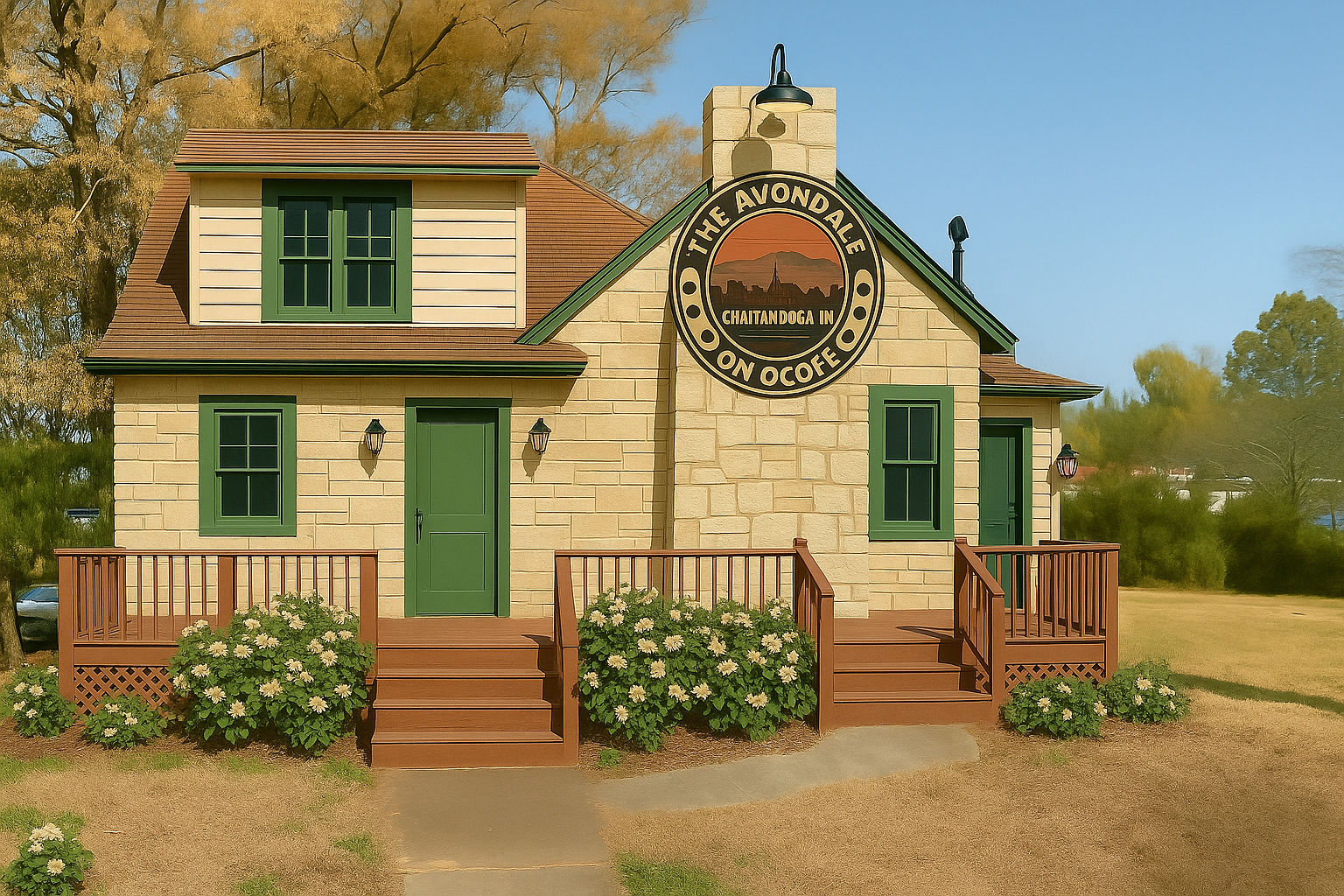 Rendering of Avondale on Ocoee exterior after renovations